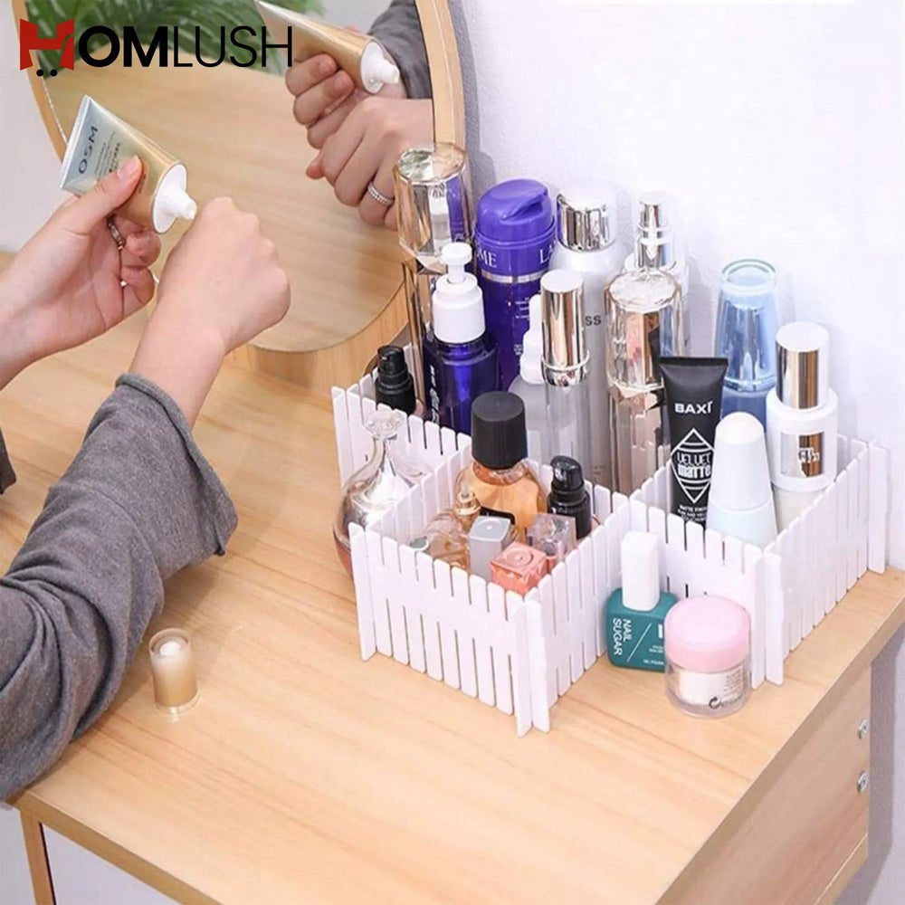 12 Pcs Adjustable Drawer Dividers Organizer