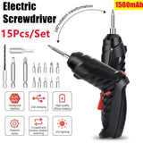 47 pcs Cordless Electric Screwdriver Drill