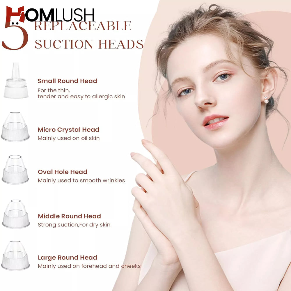 Adjustable suction facial cleaner