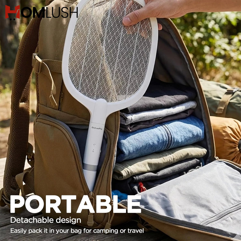 Indoor outdoor mosquito swatter bat