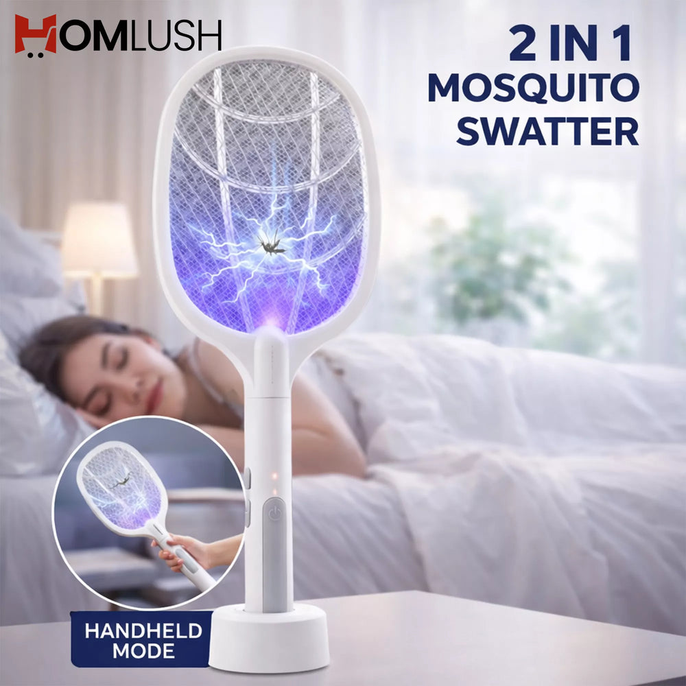 2 in 1 Electric Mosquito Swatter & Night Killing Lamp