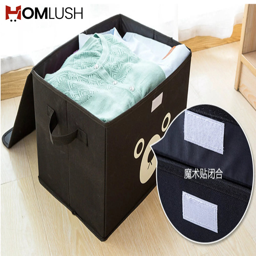 Cartoon Storage Box for Kids with Lid