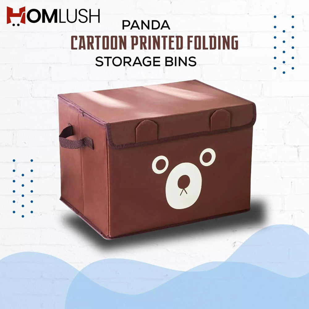 Cartoon Storage Box for Kids with Lid