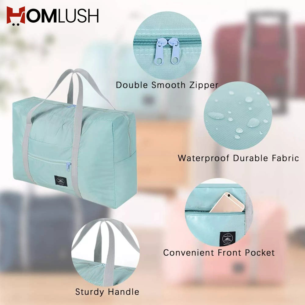 Foldable Travel Duffel Bag – Waterproof Gym Carry Bag
