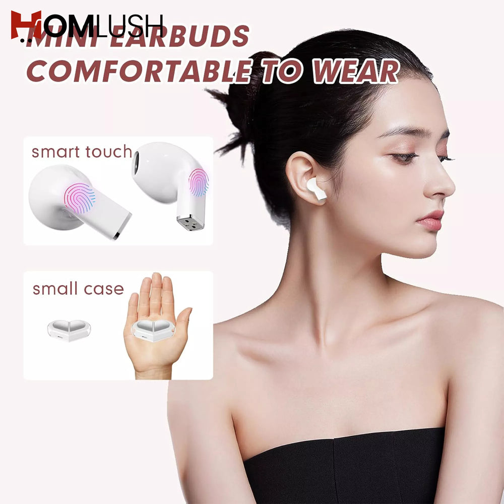 cute tws earbuds with bluetooth connectivity