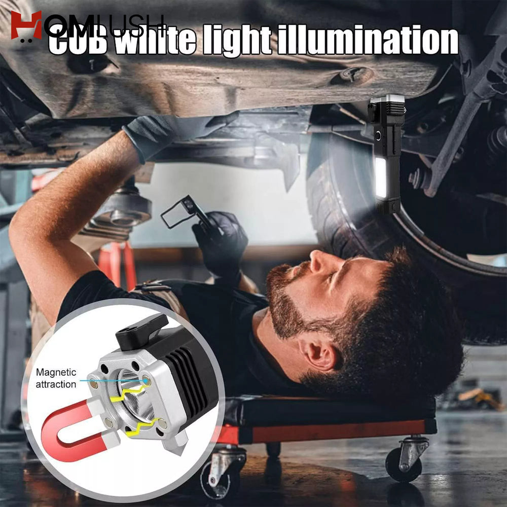 handheld rechargeable flashlight device