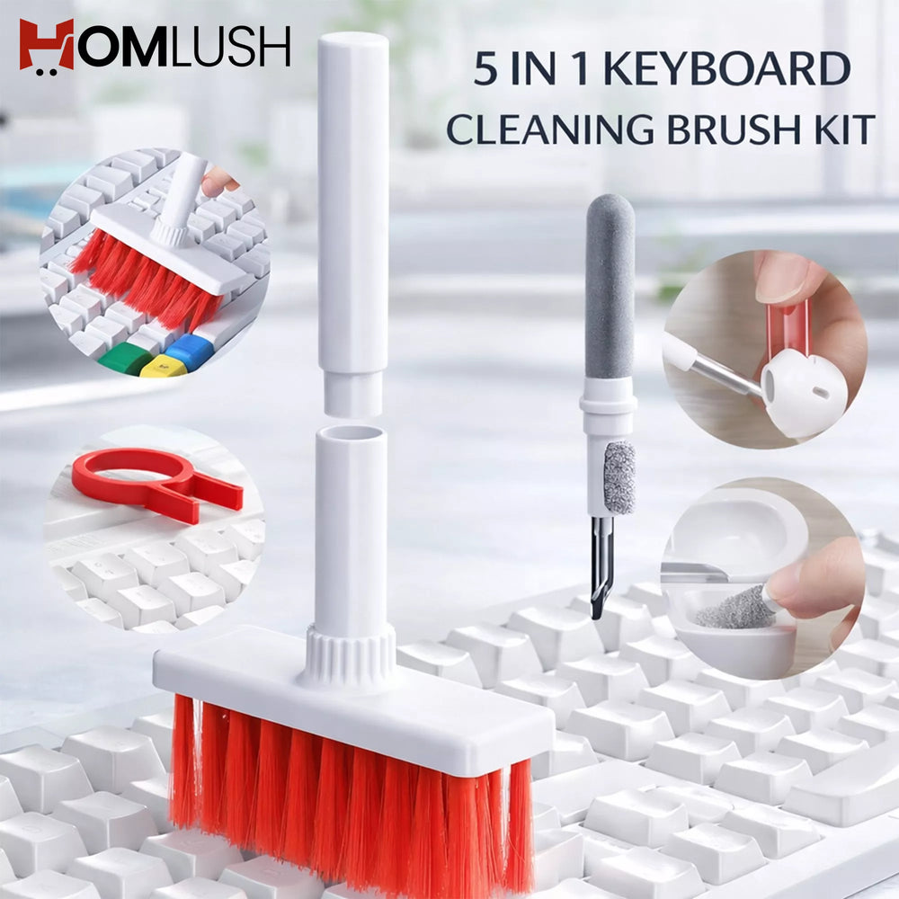 5 in 1 Gadgets Cleaning Brush Kit with Keycap Puller