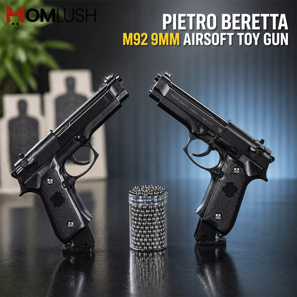 M92 Airsoft Toy Gun 6mm BB Pistol Realistic Black