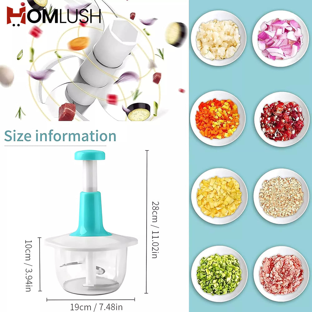 durable manual chopper for kitchen use