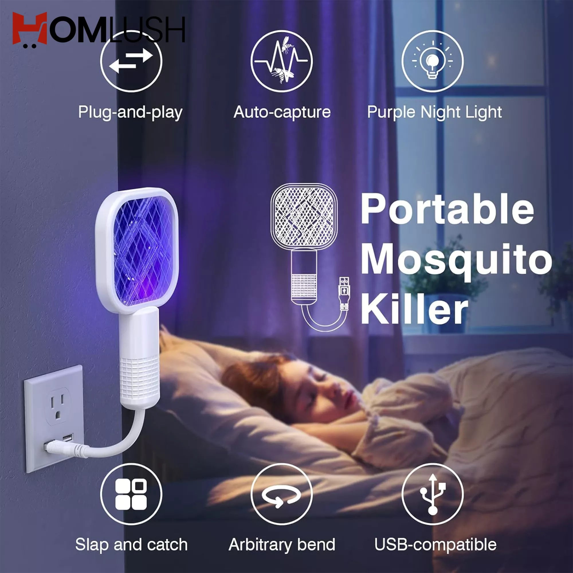 portable mosquito bug zapper with uv light