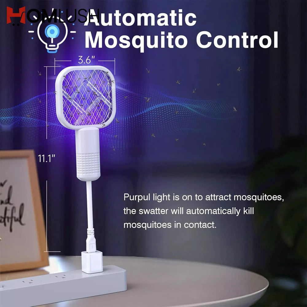 small mosquito swatter with uv attraction light