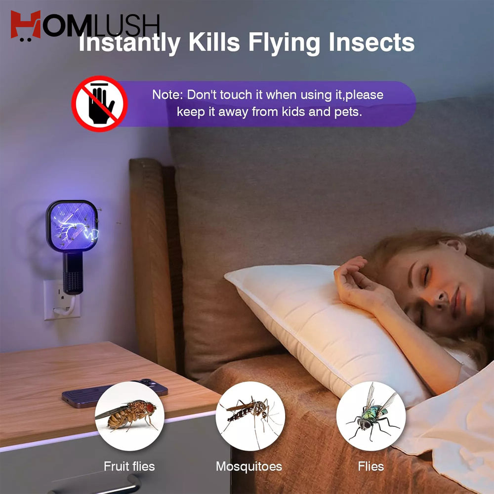 mini bug zapper lamp for bedroom use