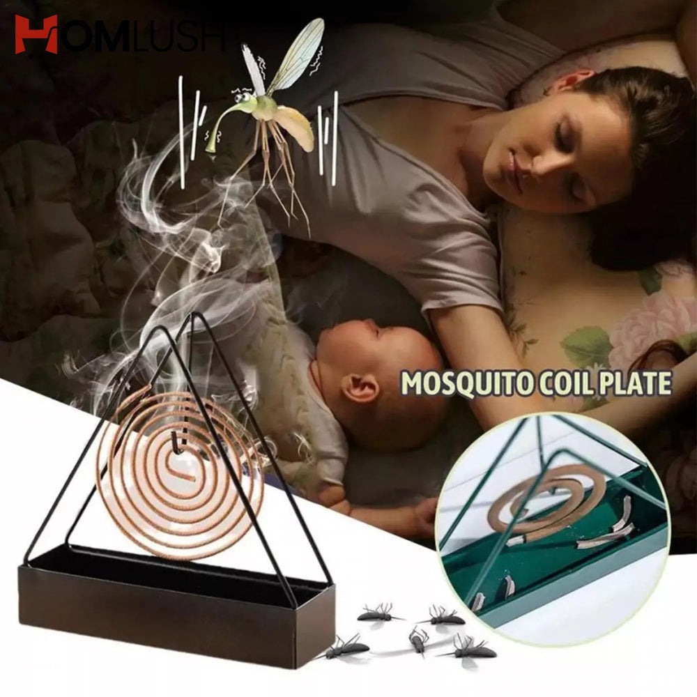 Mosquito Coil Stand with Tray Holder