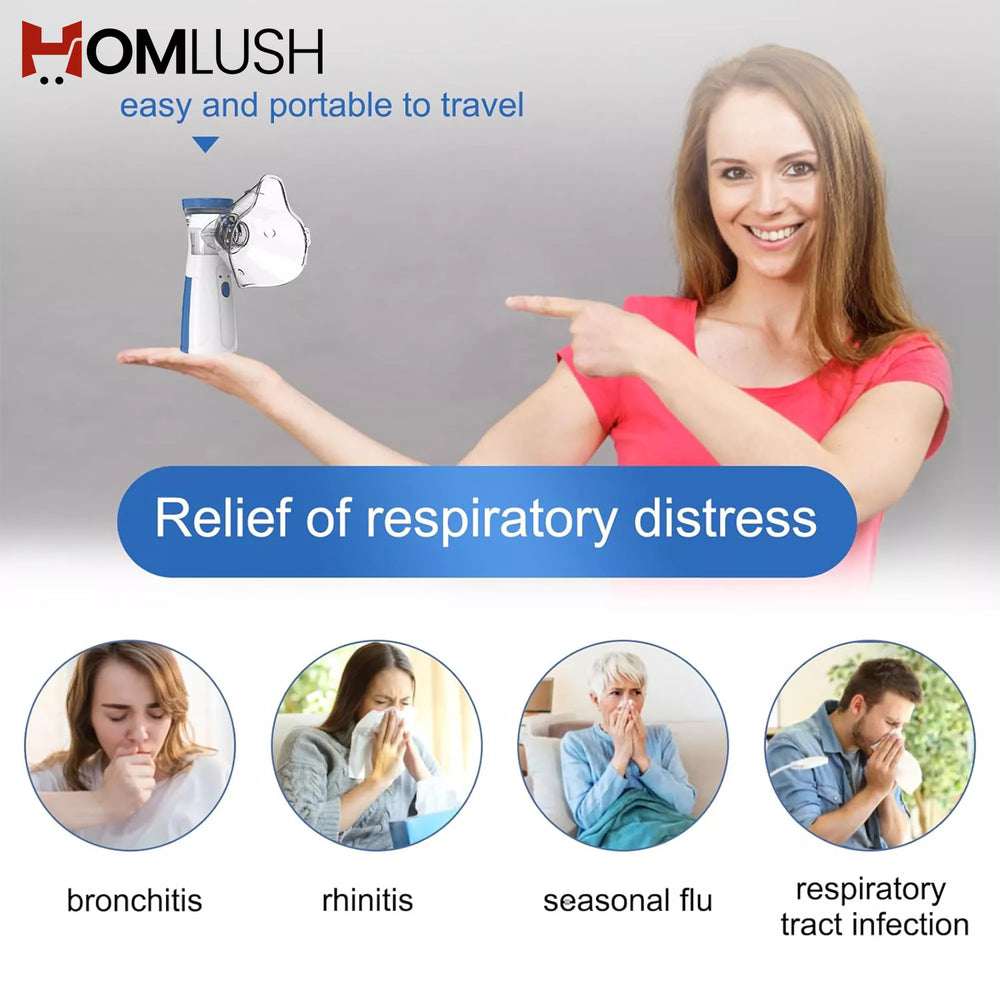 Quiet personal nebulizer for daily care