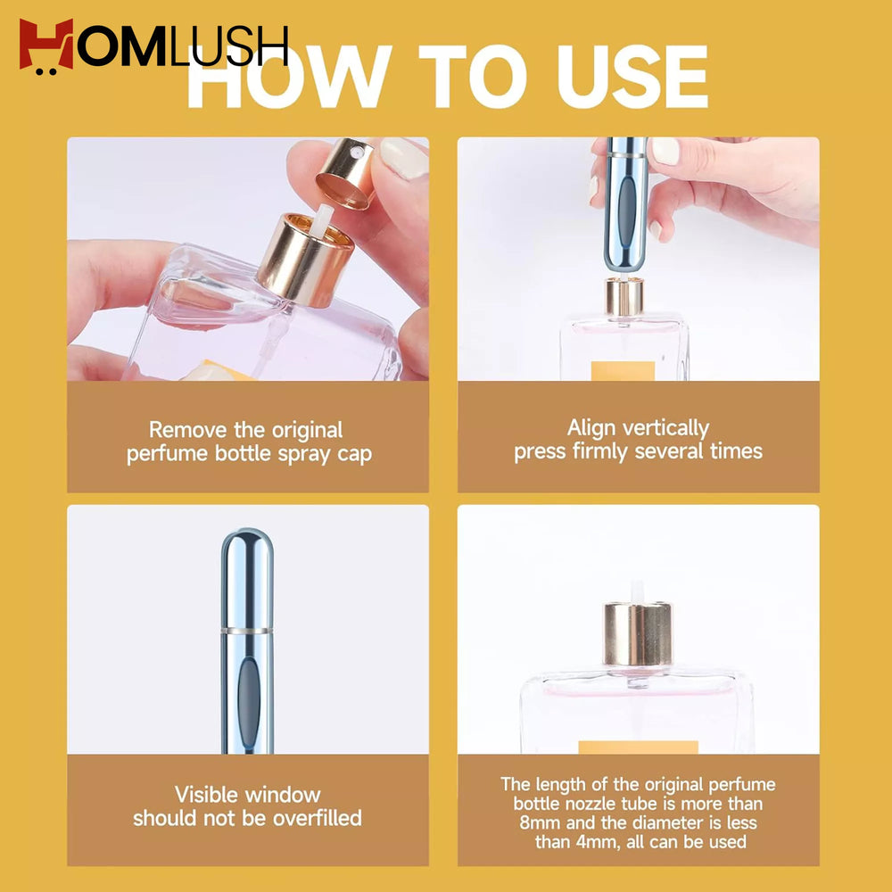 Mini Refillable Perfume Atomizer Bottle 5ml – Travel Spray