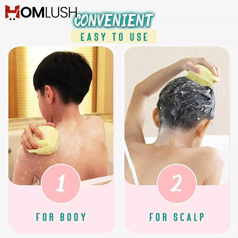 2 in 1 body scrubber for shower exfoliation