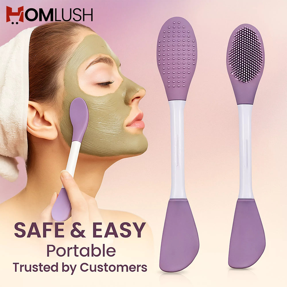 2 in 1 Silicone Facial Brush & Mask Applicator