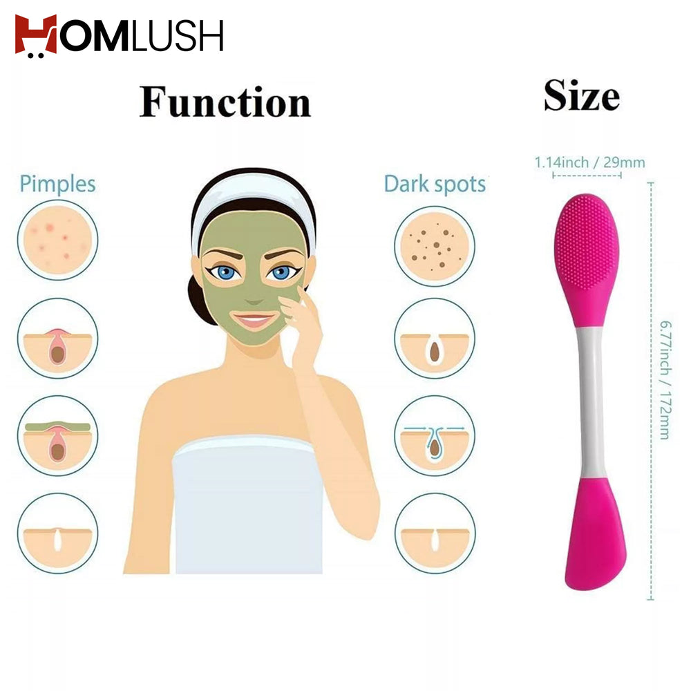 Soft exfoliating facial scrubber for skincare