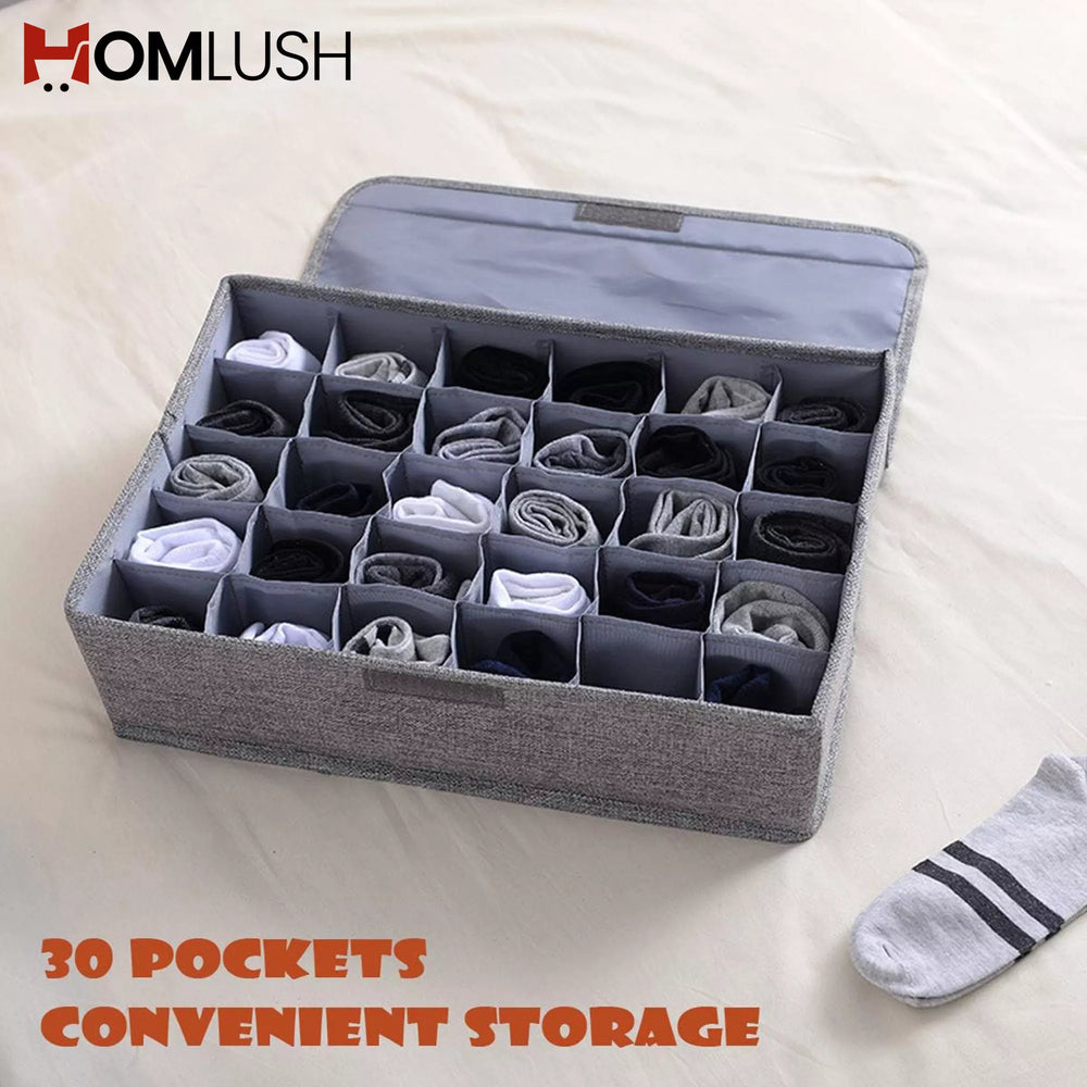 24 Grid Socks Drawer Organizer Divider