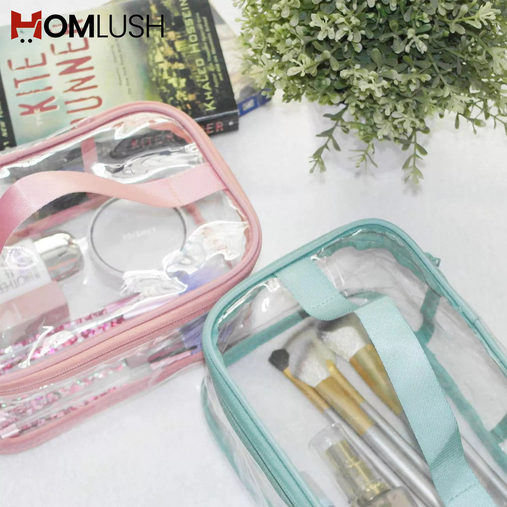 Transparent Makeup Organizer – Travel Cosmetic Bag