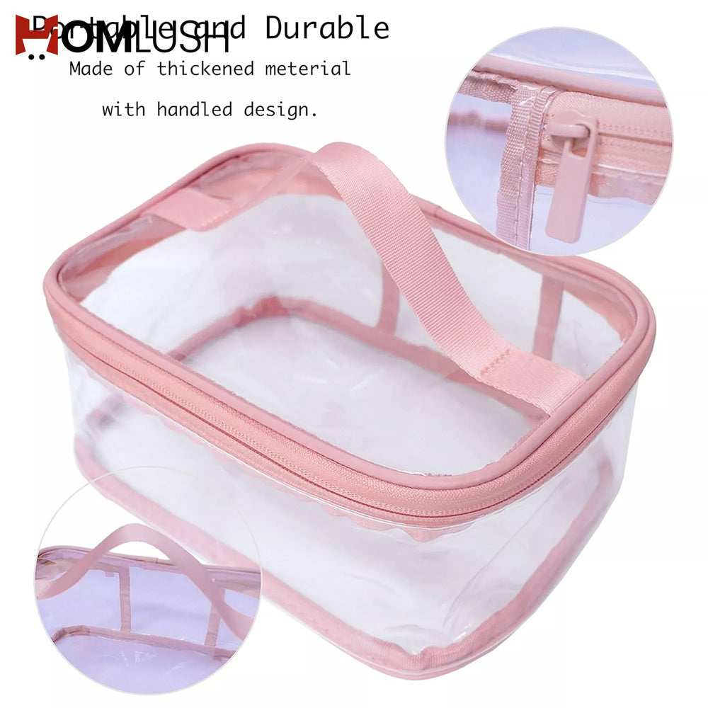 Transparent Makeup Organizer – Travel Cosmetic Bag