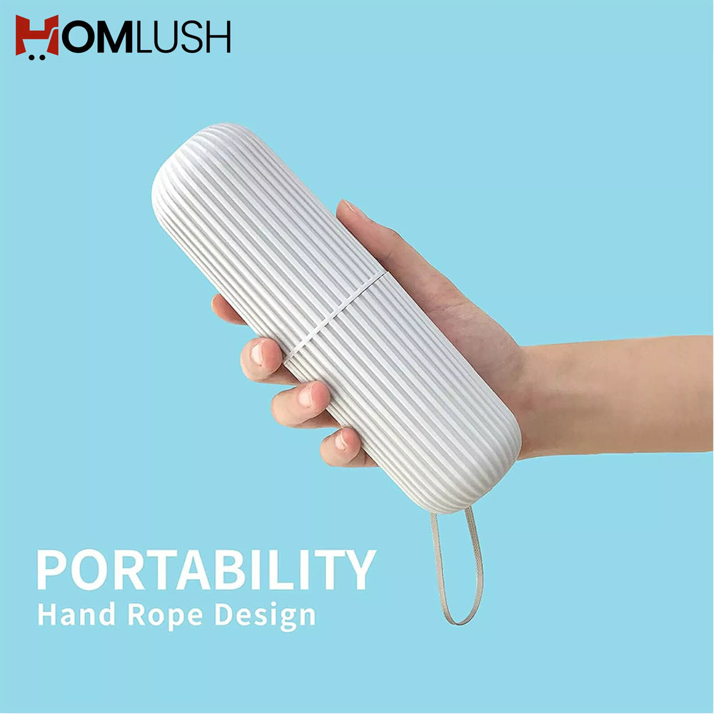 Travel Toothbrush Holder Case with Cup