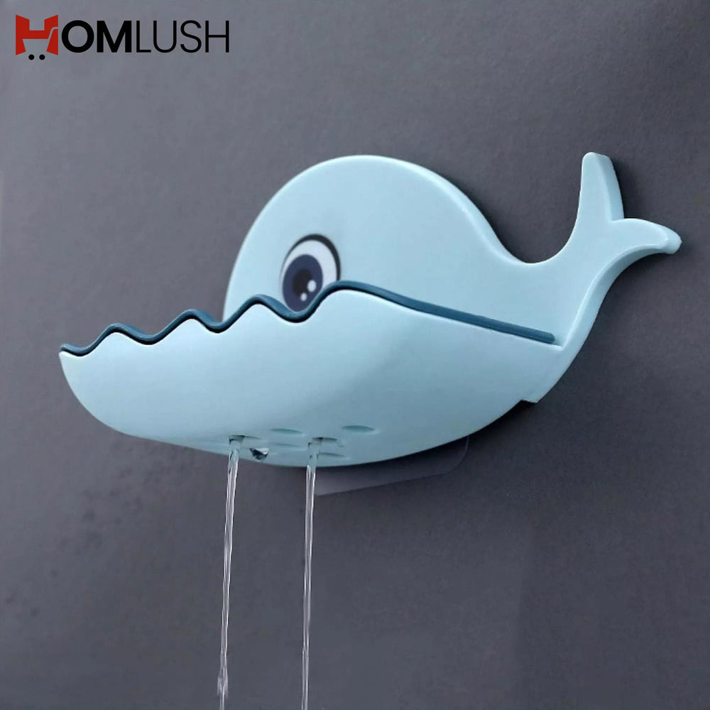 Whale Shape Soap Dish – Wall Mounted Soap Holder